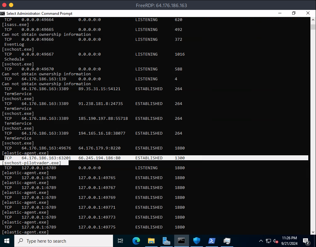 Established Connection