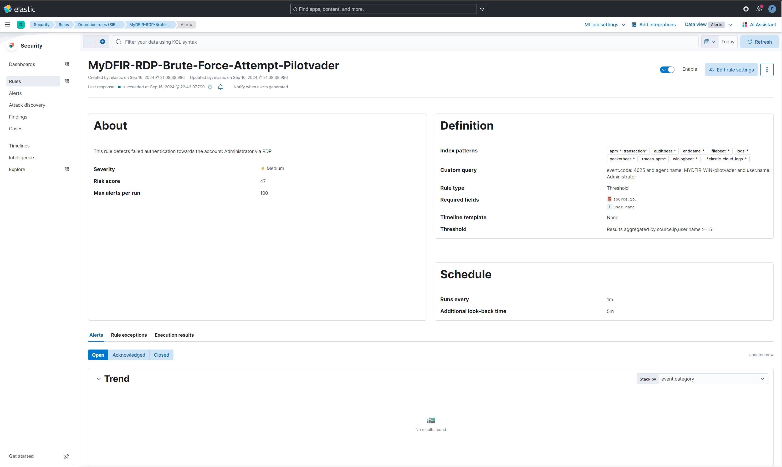 RDP Brute Force Attempt Detection